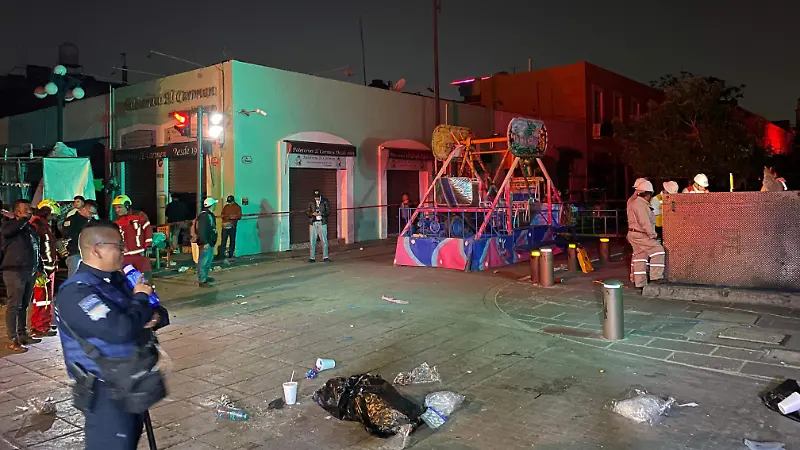 Apagón en pleno Centro de Puebla; apuntan origen a la Feria del Carmen
